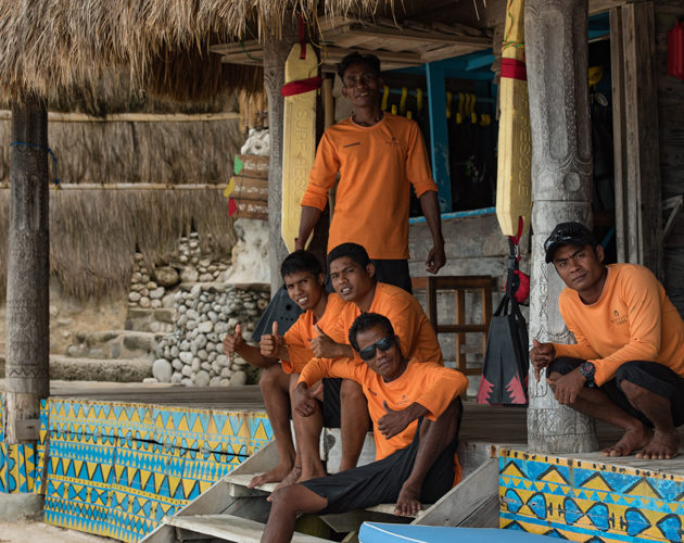 the Nihi Sumba Boathouse crew