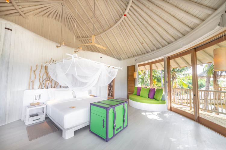 Wayfarers Atlas Luxury Family Surf Resort Soneva Jani 3 Bedroom Island Reserve bedroom