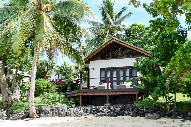 Exterior of Beach front Villa at Sinalei Reef Resort and Spa Samoa