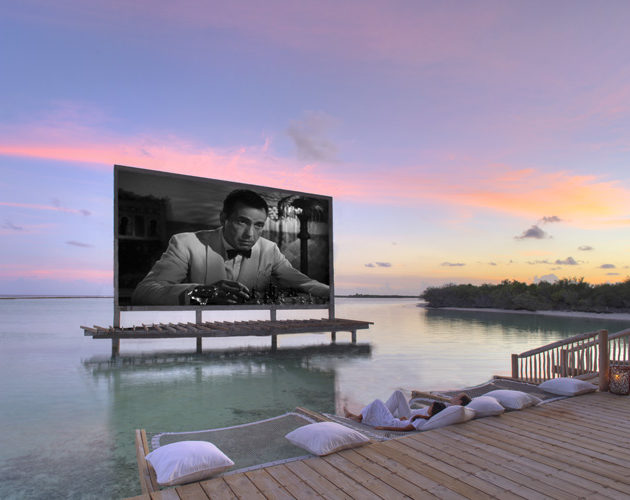 Wayfarers Atlas Luxury Family Surf Resort Soneva Jani Maldives Cinema Paradiso