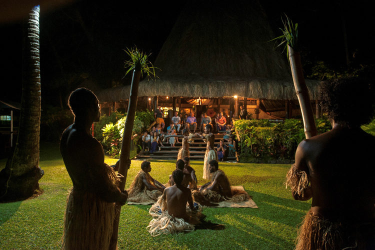 Fijian Cultural night at Qamea Resort and Spa Fiji