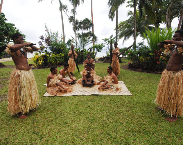 Kava Ceremony at Qamea Resort and Spa Fiji