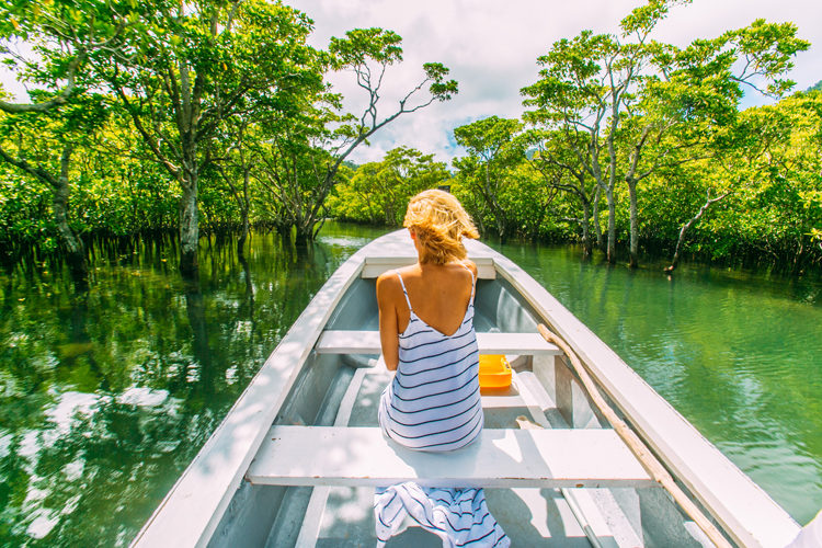 Village Tours by boat at Qamea Resort and Spa Fiji