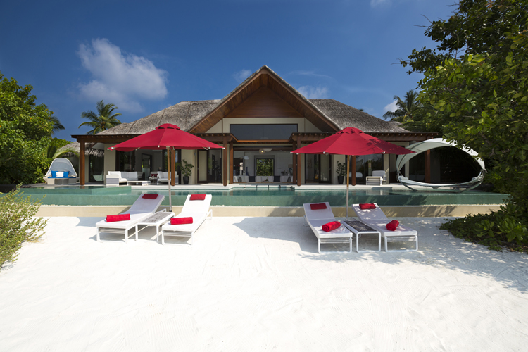 Exterior of Two Bedroom Beach Pavilion at Niyama Private Islands Maldives
