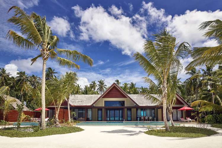 Exterior of Two Bedroom Family Beach Pavilion at Niyama Private Islands Maldives