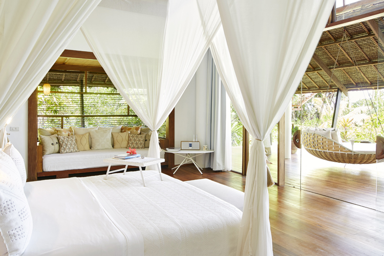 Nay Palad Deluxe ocean view villa master bedroom 3