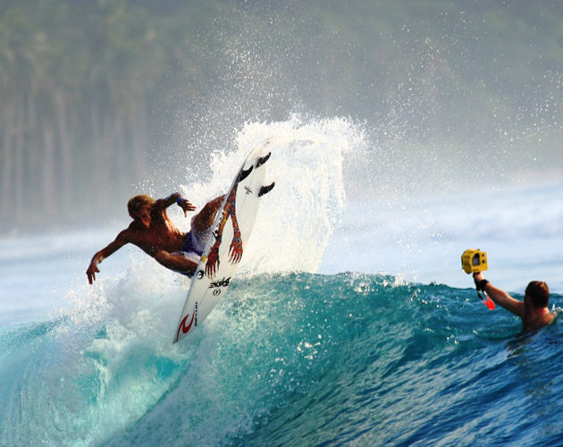 surfer doing an air Resort Latitude Zero