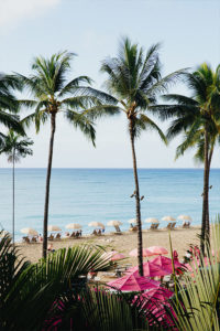 Beachfront at The Royal Hawaiian