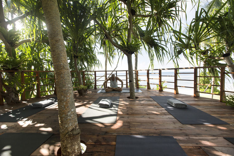 yoga in the Nay Palad tree house