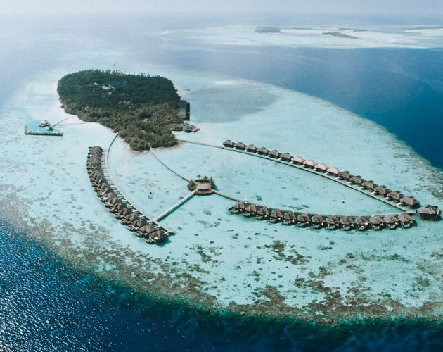 Aerial view of Ayada Maldives