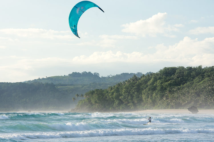 Kite surfing at Nihi Sumba