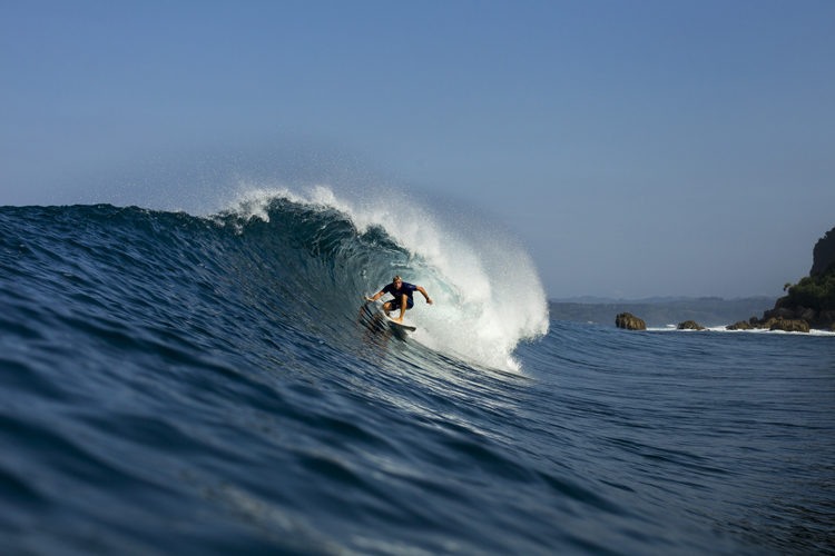 Surfing at Nihi Sumba