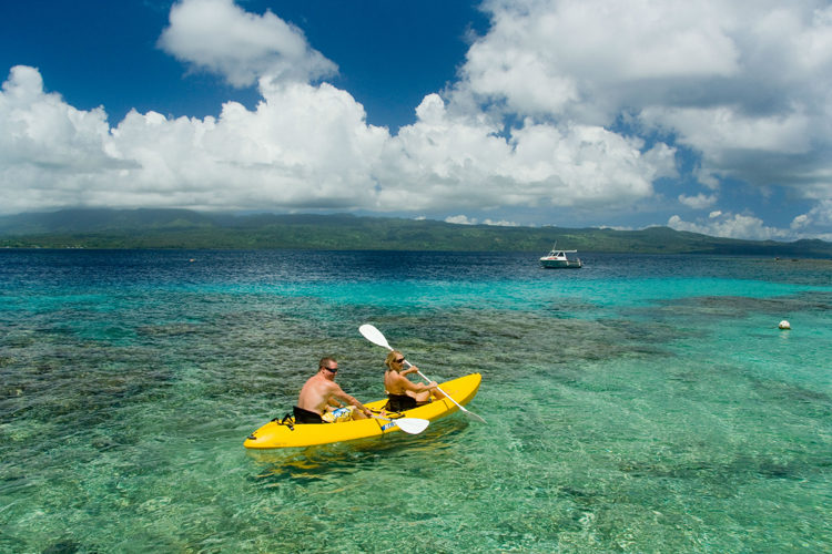 Kayaking at Qamea Resort & Spa, Fiji