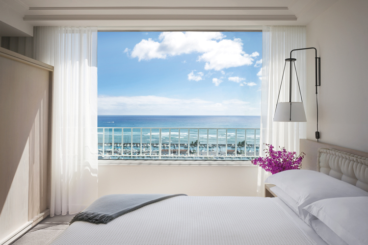 Views from the Ocean Front Suite at The Modern Honolulu Oahu Surf Resort