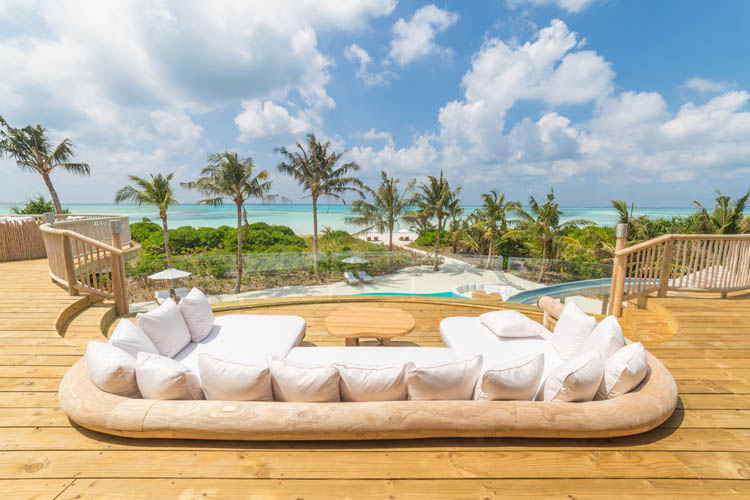 Wayfarers Atlas Luxury Family Surf Resort Soneva Jani 3 Bedroom Island Reserve outdoor lounge