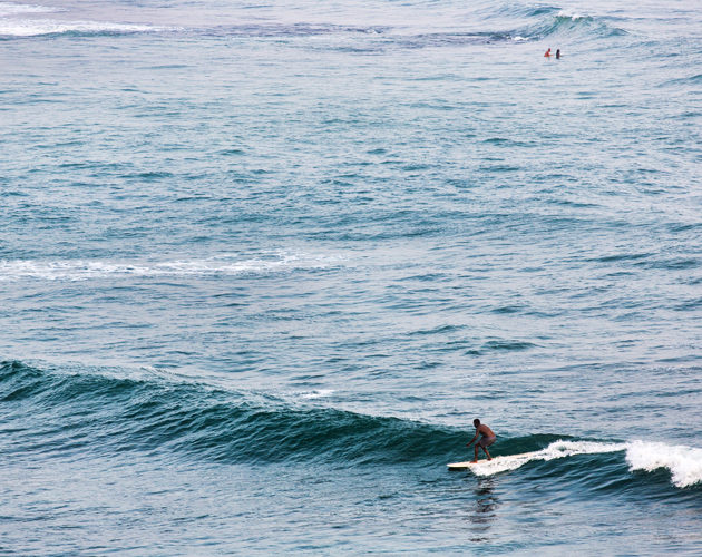 surfer at Cape Weligama Sri Lanka surf resort
