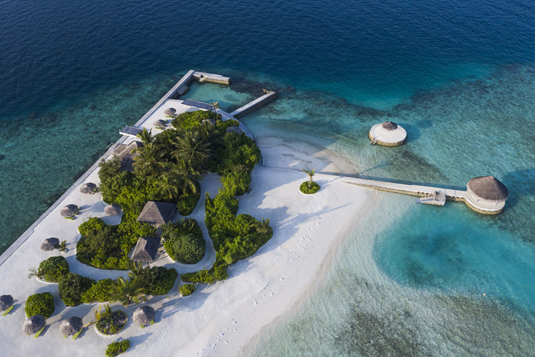Anantara Dhigu Gulhifushi Island aerial