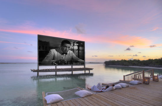 Wayfarers Atlas Luxury Family Surf Resort Soneva Jani Maldives Cinema Paradiso by Stevie Mann