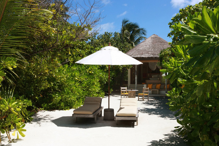 Six Senses Laamu Maldives Beach Villa Exterior