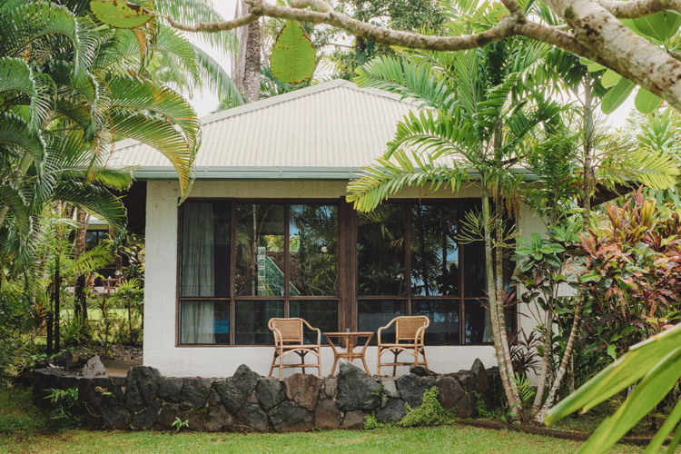 Exterior of Traditional Ocean View Villa at Sinalei Reef Resort and Spa Samoa