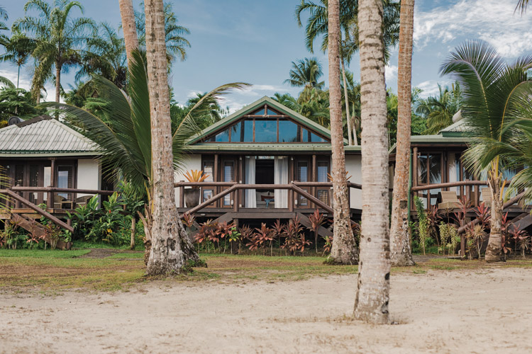 Exterior of Two Bedroom Beach front Villa at Sinalei Reef Resort and Spa Samoa