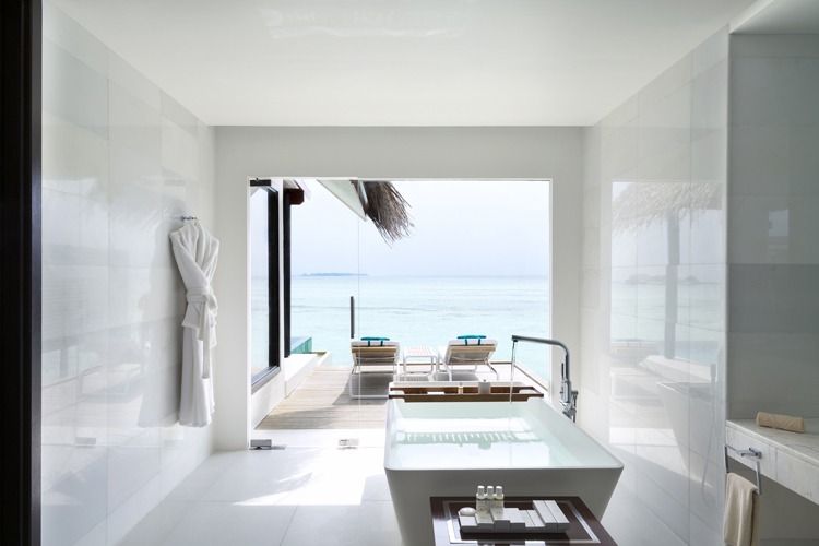 Bathroom in Water Studio at Niyama Private Islands Maldives