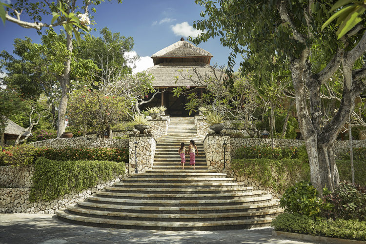 Lobby enterance at Four Seasons Jimbaran Bay Bali