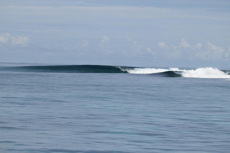 Surfing at Qamea Resort and Spa Fiji