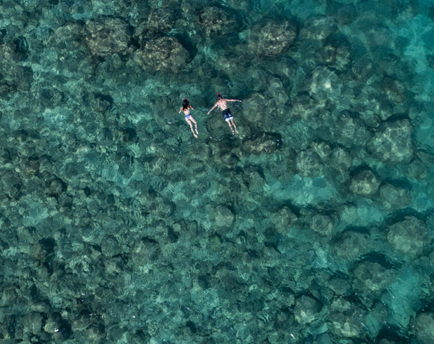 couple snorkelling at Nihi Sumba